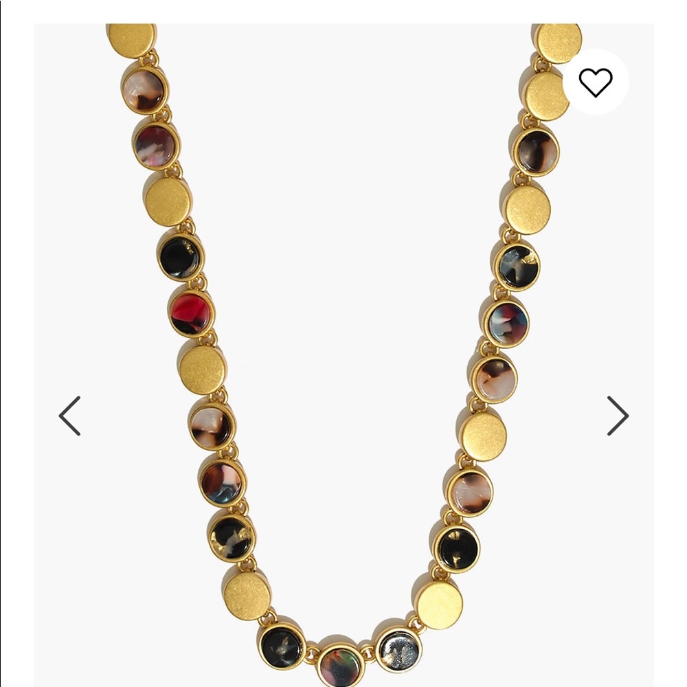 Madewell Acetate Dot necklace